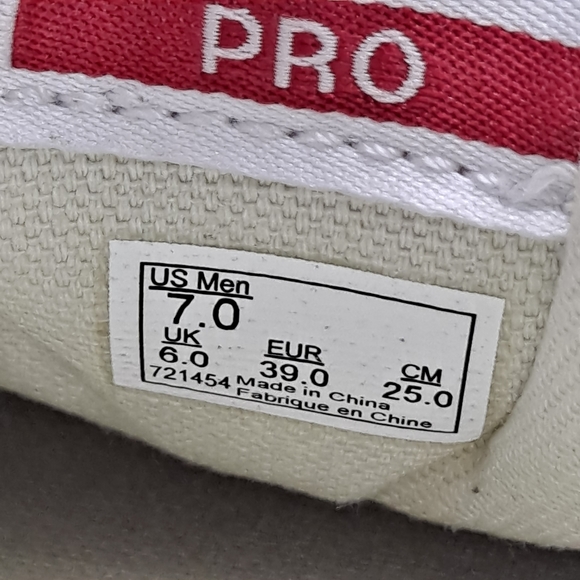 NEW Womens Vans Chima Pro 2 Center Court Classic White Sneaker Shoes 8 & 8.5 - Picture 7 of 8